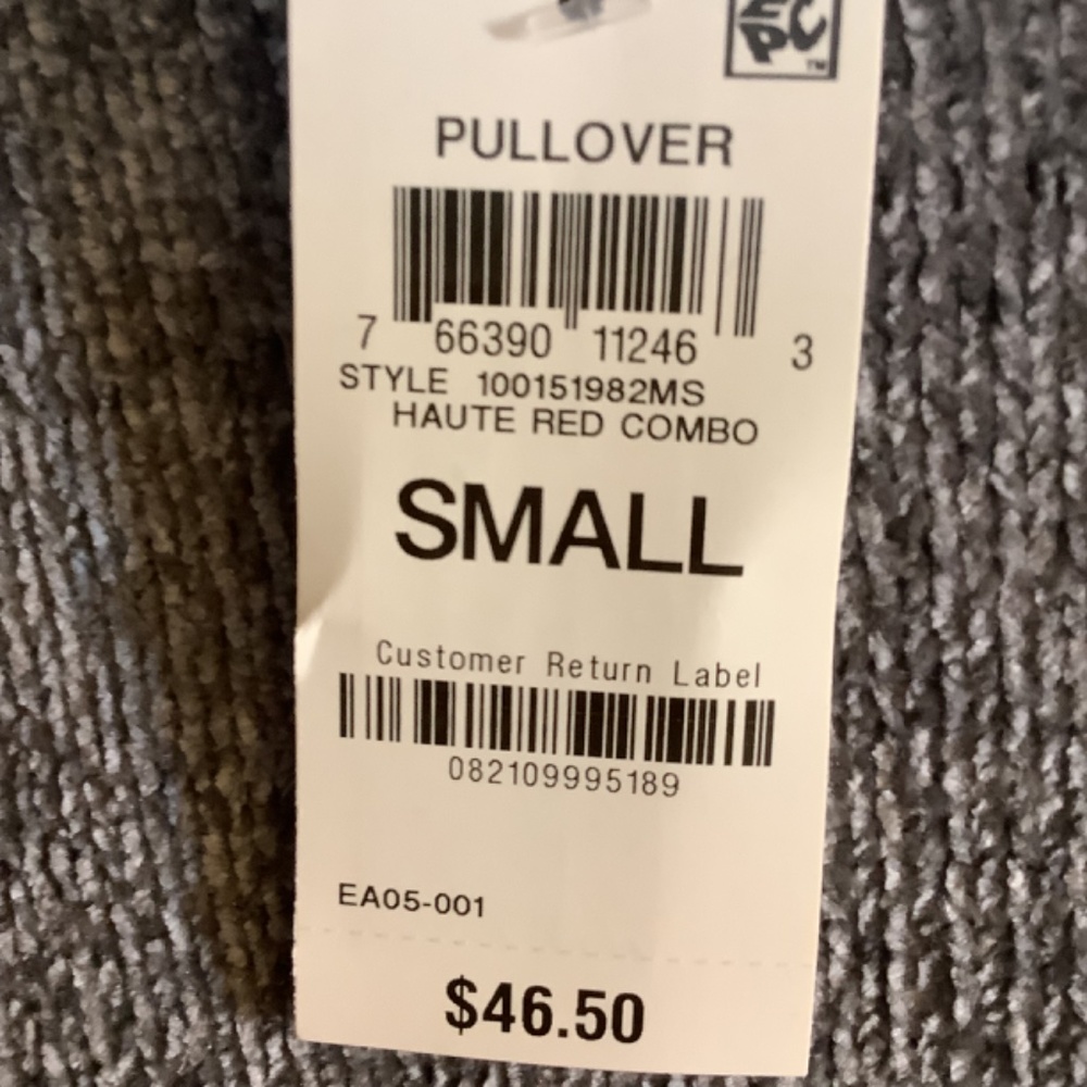 Crewneck Allover Oversized Colorblock Detail Pullover Sweater - Picture 5 of 6